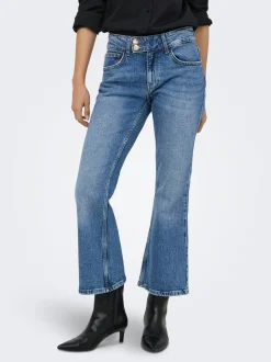 ONLVIOLET Hohe Taille Flared Knöchellang Jeans