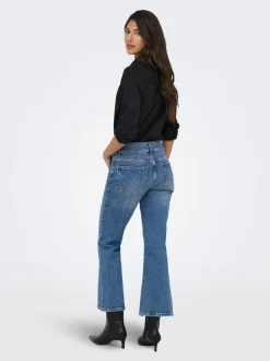 ONLVIOLET Hohe Taille Flared Knöchellang Jeans