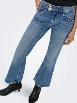 ONLVIOLET Hohe Taille Flared Knöchellang Jeans