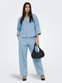 ONLVIX Mittlere Taille Barrel Fit Jeans