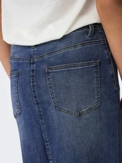 ONLWALO Denim Jeansrock Langer Rock