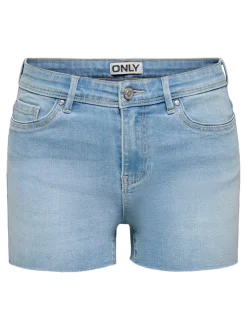 ONLWAUW Mittlere Taille Normal geschnitten Jeans-Shorts