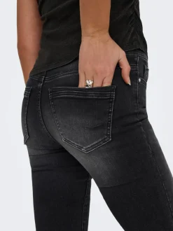 ONLWAUW Mittlere Taille Normal geschnitten Caprihose
