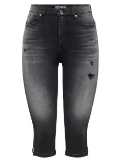 ONLWAUW Mittlere Taille Normal geschnitten Caprihose
