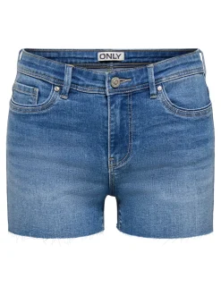 ONLWAUW Mittlere Taille Normal geschnitten Jeans-Shorts