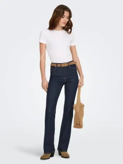ONLWAUW Hohe Taille Flared Jeans