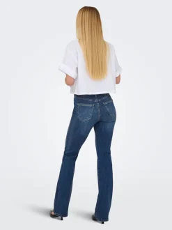 ONLWAUW Hohe Taille Flared Jeans
