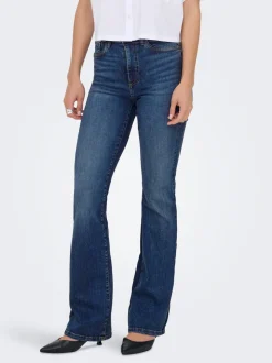 ONLWAUW Hohe Taille Flared Jeans