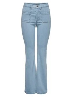 ONLWAUW Hohe Taille Flared Jeans
