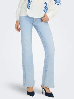ONLWAUW Hohe Taille Flared Jeans