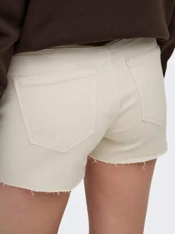ONLWAUW Mittlere Taille Normal geschnitten Jeans-Shorts