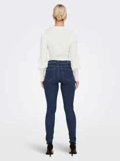 ONLWAUW Mittlere Taille Skinny Fit Jeans