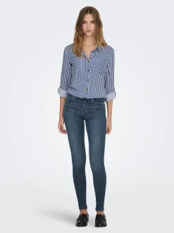 ONLWAUW Mittlere Taille Skinny Fit Jeans