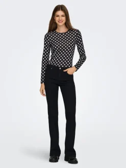 ONLWOW Mittlere Taille Flared Jeans