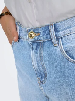ONLZAGU-DORSI Mittlere Taille Locker geschnitten Jeans-Shorts