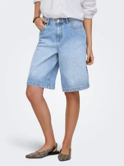 ONLZAGU-DORSI Mittlere Taille Locker geschnitten Jeans-Shorts