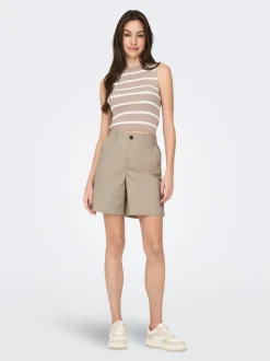 ONLZORA Mittlere Taille Locker geschnitten Bermuda Shorts