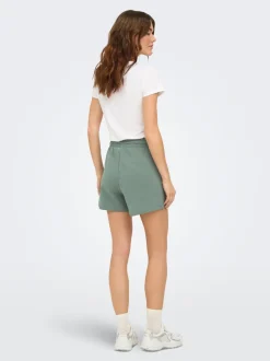 ONPCAVA Hohe Taille Locker geschnitten Sweat-Shorts