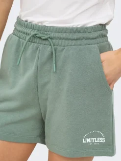 ONPCAVA Hohe Taille Locker geschnitten Sweat-Shorts