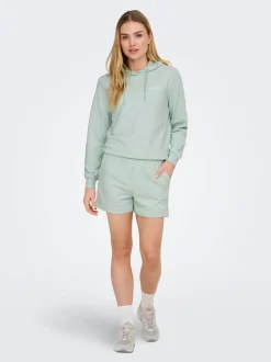 ONPCAVA Hohe Taille Locker geschnitten Sweat-Shorts