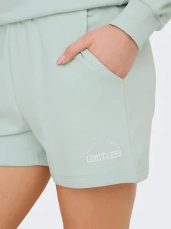 ONPCAVA Hohe Taille Locker geschnitten Sweat-Shorts
