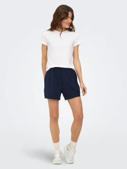 ONPFREI Hohe Taille Locker geschnitten Shorts