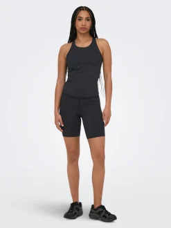 ONPJAM-2-POPPY Hohe Taille Enger Schnitt Shorts