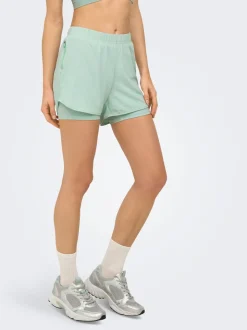 ONPMILA-2 Mittlere Taille Locker geschnitten Trainingsshorts