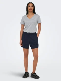 ONPTULIP Hohe Taille Locker geschnitten Shorts