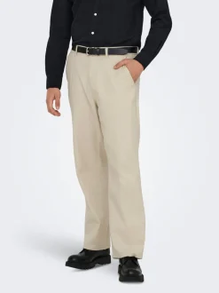 ONSBOB Locker geschnitten Leinen Hose