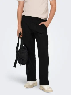 ONSBOB Locker geschnitten Leinen Hose