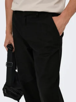 ONSBOB Locker geschnitten Leinen Hose