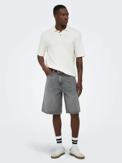 ONSCARL Mid Rise Ballon Schnitt Shorts