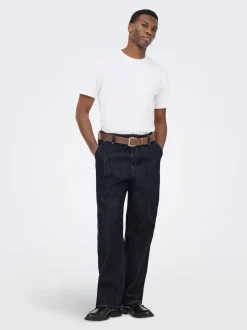 ONSDANI Mid Rise Weite Passform - kurz geschnitten Jeans