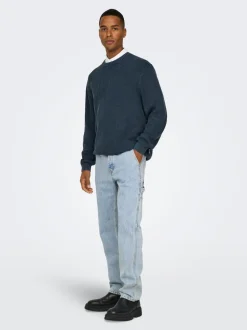 ONSEDGE Mid Rise Gerade geschnitten Jeans