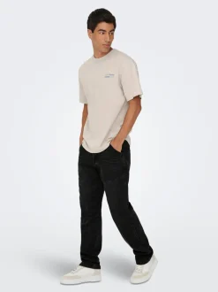 ONSEDGE Mid Rise Gerade geschnitten Jeans