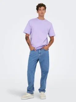 ONSEDGE Mid Rise Gerade geschnitten Jeans