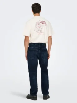 ONSEDGE Mid Rise Gerade geschnitten Jeans