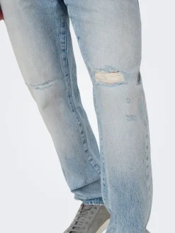 ONSEDGE Mittlere Taille Gerade geschnitten Jeans