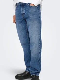 ONSEDGE Mittlere Taille Gerade geschnitten Jeans