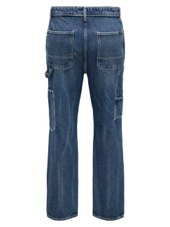 ONSEDGE Mittlere Taille Gerade geschnitten Jeans