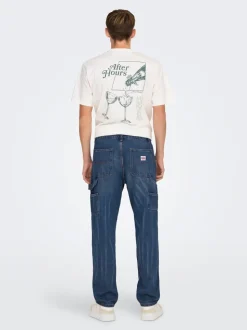 ONSEDGE Mittlere Taille Gerade geschnitten Jeans