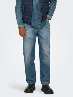 ONSEDGE Mittlere Taille Gerade geschnitten Jeans