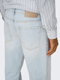 ONSEDGE Mittlere Taille Gerade geschnitten Jeans