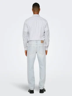 ONSEDGE Mittlere Taille Gerade geschnitten Jeans