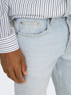 ONSEDGE Mittlere Taille Gerade geschnitten Jeans