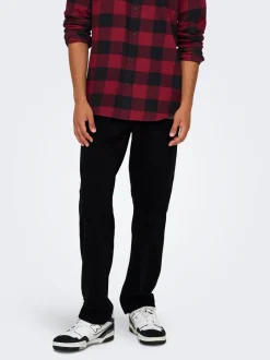 ONSEDGE Mittlere Taille Gerade geschnitten Jeans