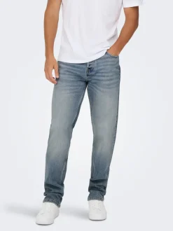 ONSEDGE Mittlere Taille Gerade geschnitten Jeans