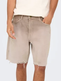 ONSEDGE Mittlere Taille Gerade geschnitten Shorts