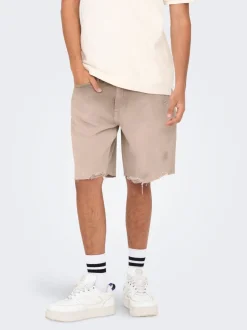 ONSEDGE Mittlere Taille Gerade geschnitten Shorts